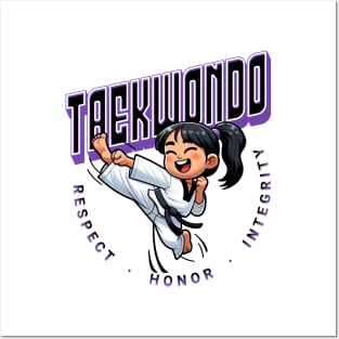 Taekwondo: Respect, Honor, Integrity Posters and Art